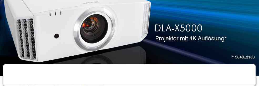 DLA-X5000 Projektor mit 4K Auflösung* *3840x2160