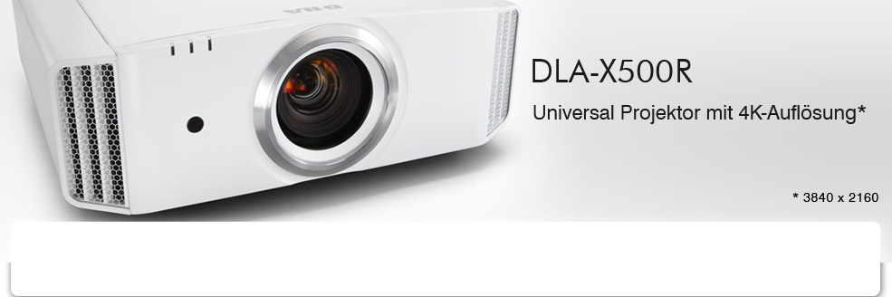 DLA-X500R Universal Projektor mit 4K-Auflösung* *3840x2160
