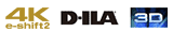 4K e-shift D-ILA 3D