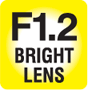 Lichtstarke F 1.2-Optik