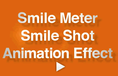 Feature-Videos Smile-Messung / Smile-Aufnahme / Animatie effect