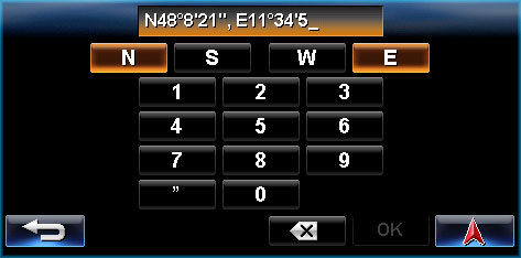 Coordinates Search