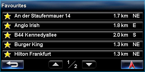 Favourites Search