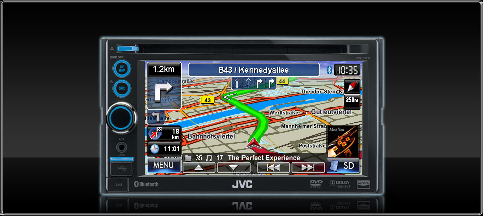KW-NT3 GPS-Navigationssystem