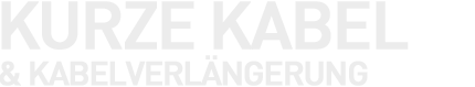 KURZE KABEL & KABELVERLÄNGERUNG